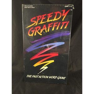 Games Speedy Graffiti Fast Action Word Game New in Box factory sealed a2